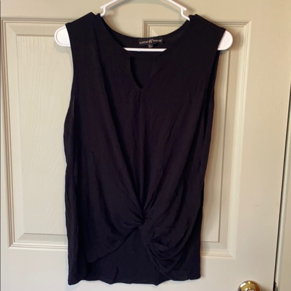 Almost Famous knotted tank top size XL